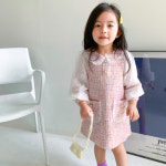 겨울 핑크브릿원피스 유아 여아 아기 아동 여자아이원피스 하객룩 정장원피스 결혼식 외출복 : 하늘공원ing