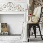 프로방스 빈티지 벽난로 콘솔테이블 클래식 엔틱가구 우드콘솔 : 오띠샵