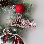 레드 볼 솔방울 X-MAS 리스 : 블루밍앤미