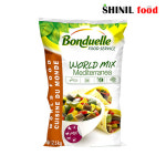 봉듀엘 대용량 3종 혼합야채 피망,가지,호박 2.5kg 월드믹스 : 신일푸드팜