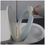 변기천커버 극세사 반영구 보온변기커버 변기 온열 시트/1회용 위생 치마형 휴대용 여행용 : 대학생 김주부