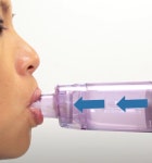 천식흡입기 옵티챔버 비가열식흡입 스페이서 (본체만) : 병원앞의료기