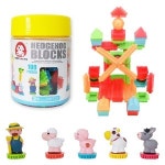 [아이넷] 고슴도치 동물농장 100pcs / 감각발달완구/ 창의블럭 / 쌓기 블럭 / 위드토이 : 위드 토이즈