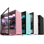 다크플래쉬 darkFlash DLX22 NEO 강화유리 핑크 미들타워 PC튜닝케이스 : 호연디지털