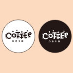 1-42 COFFEE 커피 더치커피 브런치카페 스티커주문제작 포장스티커 : 다원 스토리