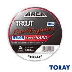 도레이 트라우트 리얼 파이터 에리아 나일론 슈퍼 하드 100M : 털보낚시