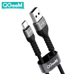 큐짐(QGeeM) 표준형 USB A to C 고속 충전(3A) 데이터 케이블 1m : 텔월드
