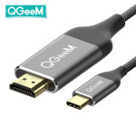 큐짐(QGeeM) USB C to HDMI 케이블 4K 60Hz (휴대폰 화면을 4K 대형 화면으로 미러링) 1.8m : 텔월드
