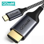큐짐(QGeeM) USB C to HDMI 케이블 4K 60Hz (휴대폰 화면을 4K 대형 화면으로 미러링) 3m : 텔월드