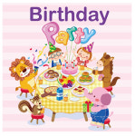 생일축하현수막 생일 파티 잔치 이벤트 어린이집 유치원 포토존 현수막 232번 : 키즈나래디자인