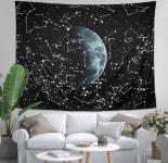 가림막 패브릭 포스터 대형 카페 인테리어 액자 북유럽 가리개커튼 고급원단사용 테이블웨어 : 메리골드SHOP