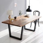 오크나무 1800 와이드 식탁 6인용 카페 테이블 : 마켓비엔티