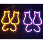 LED 3D아트 SF-005 고양이 주문제작 : 사인블루