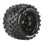 L-T3322BH MT-UPHILL 3.8인치 MFT(안티도넛) 몬스터 타이어 본딩완료(1/2인치옵셋 2개, 반대분)블랙휠 17mm 레보 서밋 이맥스 E6 세비지... 