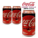 코카콜라 해외미국콜라 체리바닐라제로 355ml coca cola 오리지널 진저 라이프 녹색 레몬 바닐라 체리 오렌지 콜라맛집 잇츠콜라 : 잇츠콜라