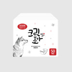 여기조아 크린조아 암컷 강아지 기저귀 중형 100매 : 여기조아