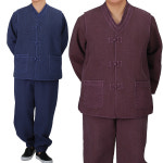 MM313 남성 남자 겨울 생활한복 개량한복 담누빔 조끼 저고리 바지 세트 법복 절복 : 매듭우리옷