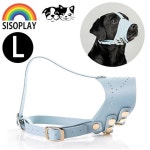 OP 시소플레이 클래식 가죽입마개 민트 L 애견 입마개 : 아웃도어랜드7