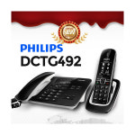 [리퍼] DCTG492 PHILIPS/필립스 2.4GHz 디지털 유무선전화기 [단축번호,한글메뉴] (리퍼상품) : 세종컴퍼니마켓