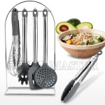 주방 조리도구 걸이 거치대 세트 받침대 통 회전 걸이 싱크대 접착 흡착 스텐 스탠드 : 밥풀하우스