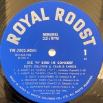 Dizzy Gillespie & Charlie Parker  – Diz N Bird In Concert (Royal Roost) (YW-7802-RO) : 92레코드