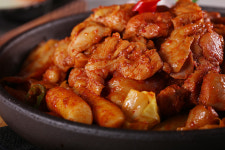 춘천명물닭갈비 매운맛 닭갈비 세트 1인분 (300g) : 춘천명물닭갈비