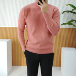 남자 데일리 목폴라 반폴라 니트 : 로니제이