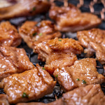 국내산 수제 제주 흑돼지 한돈 캠핑요리 숯불 양념 구이 돼지갈비 800g : 월정식품점