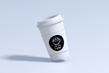 1-60 COFFEE 커피 더치커피 브런치카페 스티커주문제작 포장스티커 : 다원 스토리