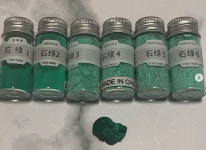 석채물감 석록색10g 천연 채색화 민화 : 은향필방