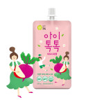 찬이네과수원 아이톡톡 비트사과즙 스파우트 120ml 60포 착즙주스 : 찬이네과수원