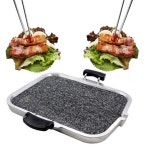 사각 돌판 자연석 삼겹살 돌판 구이용 고기 스테이크 돌판구이기 돌구이판 : SMARTPET