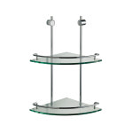 바노테크 유리 2단 코너선반 CNR-101T-2F : 욕실다움