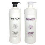 동방코스메틱 바빌론 허니 앤 실크 샴푸 , 트리트먼트 1500ml /(소량구매구성) 우수한세정력, 수분공급,  윤기. 영양공급 . 정품 : OMG헤어마트