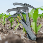 국산 괭이 주말농장 텃밭관리 원예 텃밭 잡초제거 약초 헥토르 두발괭이 2F-370 : 한반도철망