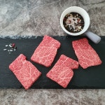 블랙앵거스 초이스급 살치살 차돌박이 부채살 알목심 우삼겹 구이용 스테이크 500g : 힐링미트