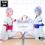 [대여] 코스월드 리제로 렘&람 유년기 코스튬 옷 코스프레 의상 대여 : 코스월드