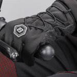 락브로스 스포츠 방한장갑 기모안감 방풍 방수 온도유지 스마트폰터치 S077-6BK : 아이러브바이크