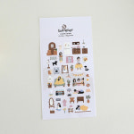 [슈아뜰리에 테마별 소확행일상 life kinfolk] 다꾸스티커 빈티지인스suatelier : IDEABRIDGE