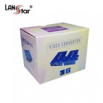 포케이미디어 [LANstar] HDMI TO VGA 컨버터,BLUE, 오디오 지원 : 4kmedia