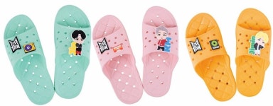 타이니탄 슈퍼소프트 EVA 욕실화 방탄 굿즈 성인 남자 여자 화장실 슬리퍼 주니어 270 : 도시주부