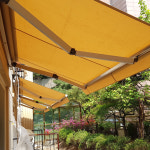 수동 어닝 접이식 전동 자동 테라스 매장 고정 천막 차양막 국산 방수원단 2m x 1m : 착한가격 예쁜어닝
