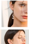 알알이 진주알 큐빅 귀걸이 : 아이템타운