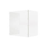 3면 접이식 위생 가림막 투명 아크릴 파티션 3T 고급형 / 559x406x458mm : POP사인몰