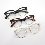 야간운전 빛번짐 가디언 가디안 렌즈 안경 라식 라섹 보안경+하금테 H2105 : OPTICAL MANIA