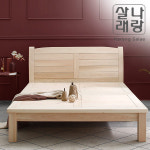 나랑살래 오프라인동일가구 숲내음303 편백나무 평상형 침대 퀸 프레임 : 나랑살래