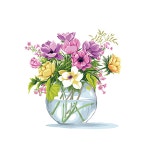 투코비 DIY 유화그리기 40x50 화사한 화병 5545 : 투코비