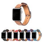 4YOU 애플워치 7 6 5 4 3 2 1 SE 스퀘어 레더 가죽 밴드 시계줄 스트랩 : 4YOU INC