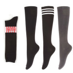 피에르가르뎅 니삭스 면스판 국산 반스타킹 무릎양말 무지 오버니삭스 : 에스엔지