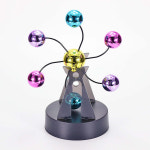 밸런스볼 진자운동 스핀볼 오너먼트 장식품 키네틱아트 모빌 인테리어소품 자녀선물 : 청울림